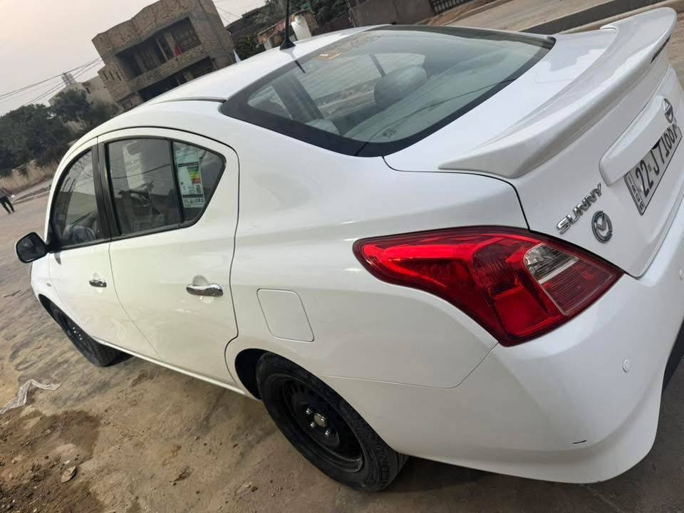 السلام عليكم 
نيسان صني هندي ٢٠٢٣ للبيع 
كفاله عامه 
بليته الزركه 
رقم السياره أربيل باسمي 
مواصفات السياره 
-تبريد ثلج 
-التدفئة ممتازه جدا 
- تحكم ستيرن 
- ⁠اشاير بالجاملغات 
- ⁠شاشه 
- ⁠كامره خلفيه 
- ⁠حساسات خلفيه 
-ممشه سياره 60الف  مكان سياره حله #سعر 126وبيها مجال 

رقم ***********
