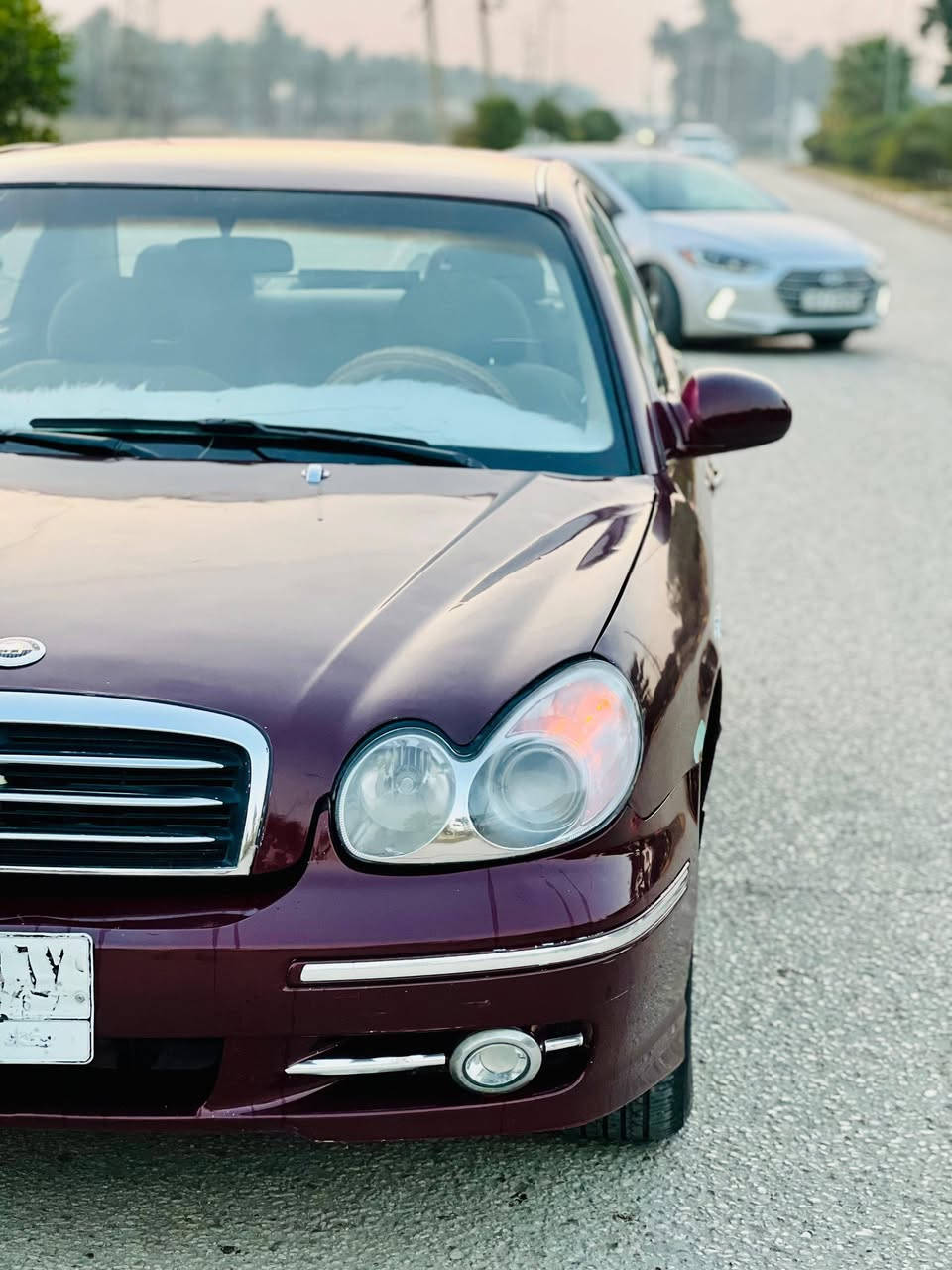 السلام عليكم سوناتا ٢٠٠٤ رقم بغداد ٦سلندر حادثه جاملغ خلفي جهة السايق مكاني بابل النيل ***********
