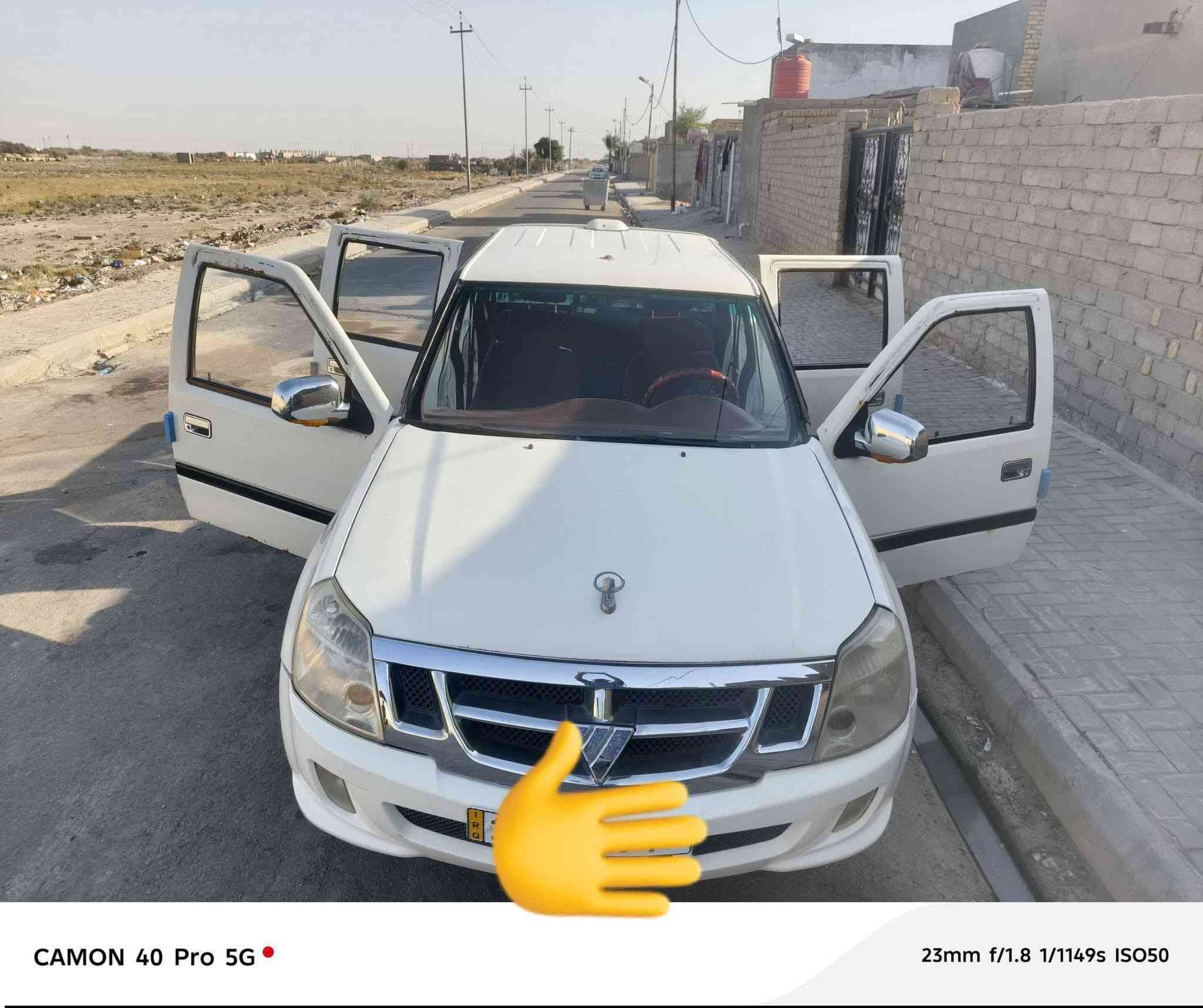 سيارة نظيفة ومكفولة من كلشي، استخدام مرتب وما تحتاج صرف.
التايرات جديدة، والكهربائيات كاملة شغالة، والتبريد ثلج.
رقم جديد إنكليزي وباسمي، والسيارة جاهزة للفحص.
مداور يمته ما تريد.
السعر 38 وبيها مجال 
رقم ***********
