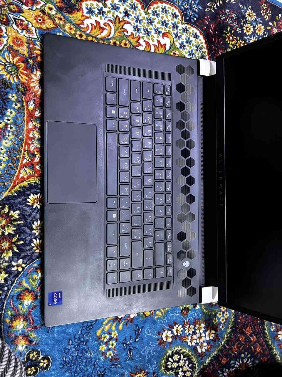 Alienware x17 R2 laptop
Cpu: i9-12900HK
Gpu: 3080ti 16gb
Ram: 32 ddr5 
M.2: samsung 1Tb gen4 

شاشه 
Full hd  1920x1080
360hz 

جديد مستعمل قليل
رقم ***********
