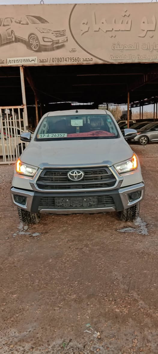 السلام عليكم للبيع هايلوكس بيكم موديل 2024 سياره كفاله عامه رقم كتاب شهداء مثنى ورقمه وجاهزة سياره سبير منازل تخم تواير الشركه سياره على وضع الشركه سياره جديده فول مواصفات تبريد قطعتين كير تماتيك رقم الهاتف ***********
