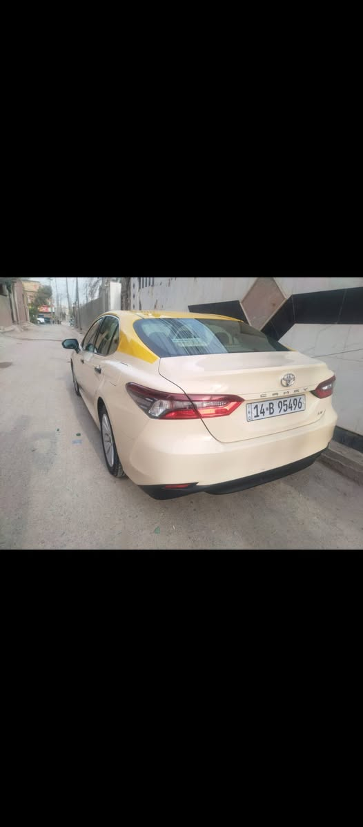 تويوتا كامري بانزين 2022 اصل للبيع فقط ...
للبيع فقط ... 
كامري خليجي تكسي دبي محرك 2500 بنزين المرغوب مو هايبرد انسه الدوانز وتبريد ثلج.

 موديل 22 اصل مامعلاية..
ضرر فقط جاملغ امامي ودعامية. 
رقم معوقين بصرة. 
غير مكفول من الغرق والعداد غير مكفول

. كلهن منزلين المشي مالتهن. تكسي دبي.   مكان السيارة بصرة .

صور سونار بالمنشور. 
السعر 144 وبيها مجال بسيط
الرقم:***********
العنوان البصرة التنومة
