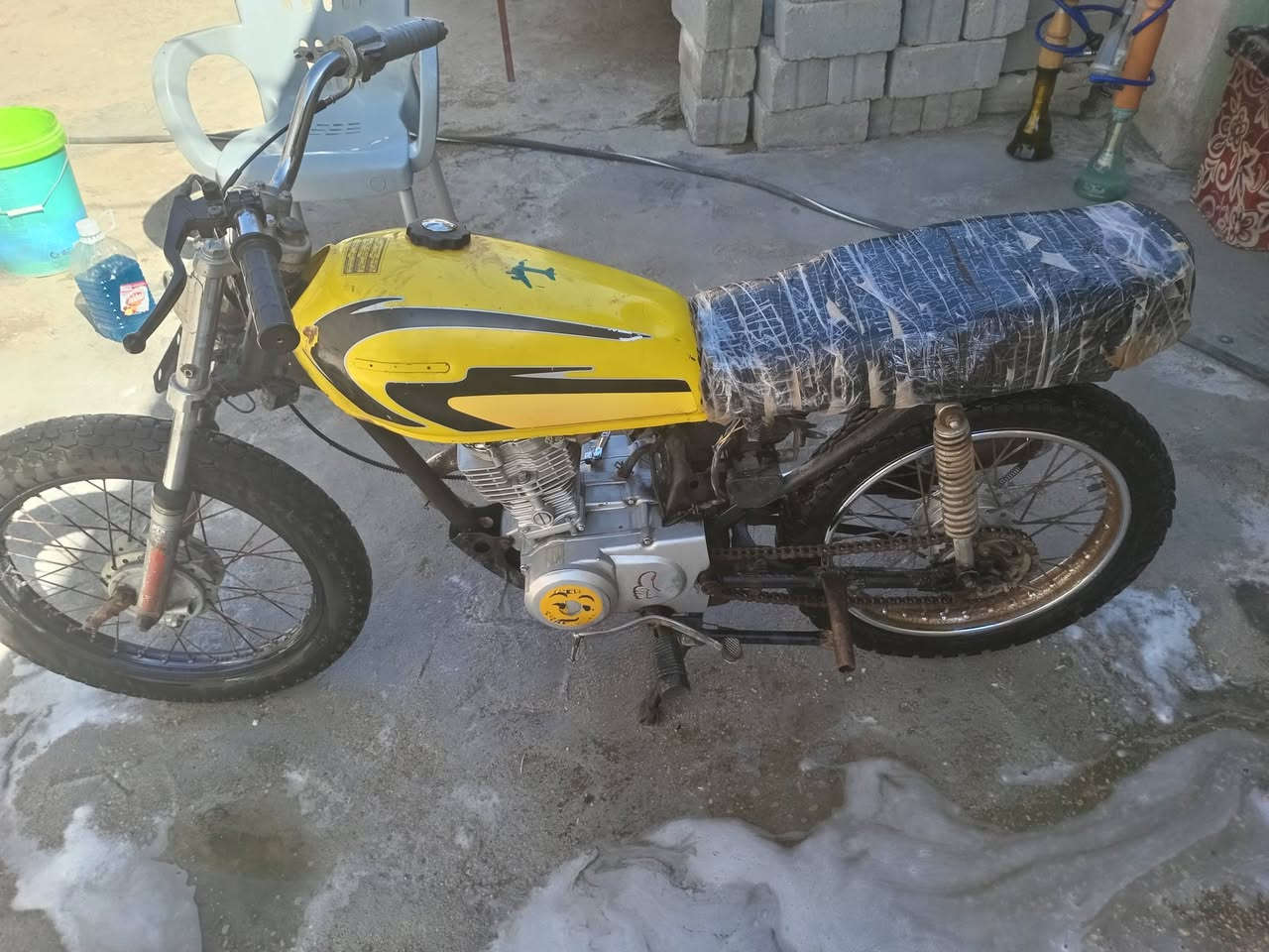 سلام عليكم دراجه ربعه كير للبيع كلك رقم صاصي بليته موجودة  وليريدها به خير ويدلل ويتصل على هذا الرقم/***********/***********
