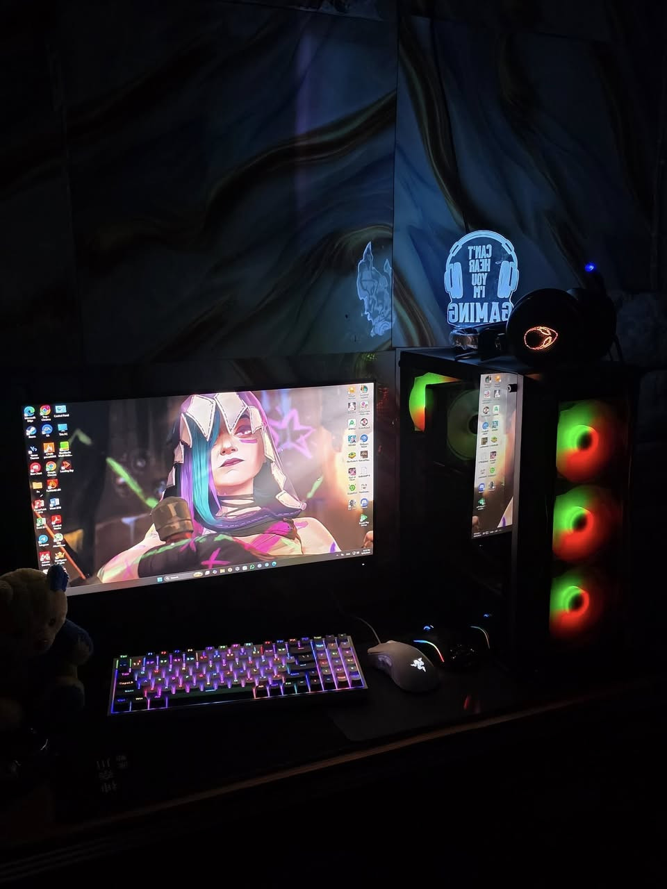 سلام عليكم سيت اب كامل للبيع
Ci5 13400f
M.b h610 msi
Amd 6700xt 12GB
RAM 16  ddr4 3200hz   تي فورس
Ssd m.2 1TB LEXAR
COOLER غازي ابو الشاشة مرتب
مع كيس 4 فان مرتب 

الشاشة: 
Aoc /24inch/ips/200hz

UPS 1KV MTS ONLINE

اكسسوارات ماوس ريزر مع كيبورد احترافي مع سماعات وكذلك كرسي كلهم براندات حلوة 

الحاسبة كامل ابيع سعر 1،350،000

عنوان بغداد

***********
