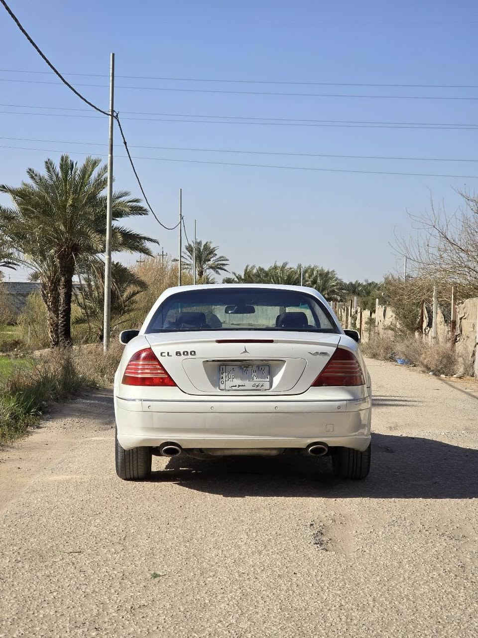سلام عليكم
مرسيدس بنز كوبيه cl600
موديل 2002 
محرك كير دبلات جديدات 
محرك v8 
دبلات لوي 
قرار 102 مشروع وطني 
السياره باقيه على دفع الكمرك والرقم 
تبريد شغال 
مكانها نجف 
السعر 45 وبي مجال 
رقم التواصل ***********
