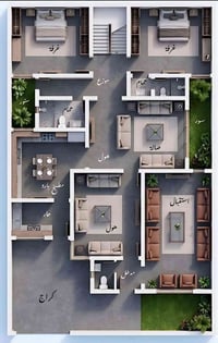 تصميم وبناء • مخطط سكني • المحاويل