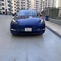 تسلا Y دبل ماطور  رقم بغداد  اون لاين وجاهزه من كلشي   صور الحادث مرفق...