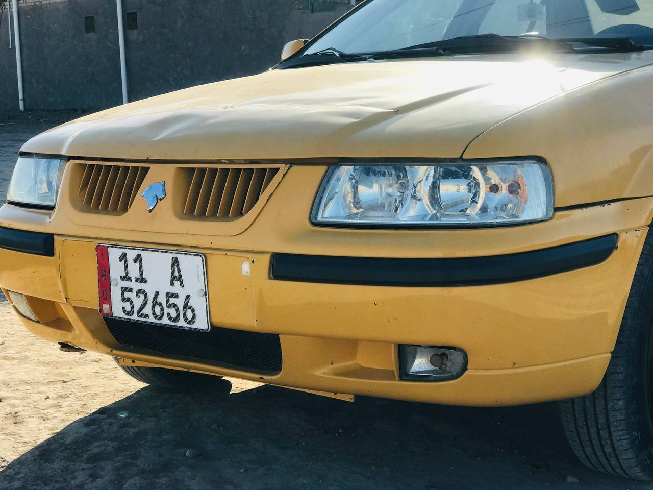 السلام عليكم 
سياره سمند للبيع لون اصفر موديل 11 جاهزه كل نقص مابيه 
رقم بغداد 
سياره نظيفه تجي تشوفه شوف العين 
جاهزه سنويه ورقم جديد
وتحويل ثاني يوم 

السعر / 33 وبيه مجااال 

مكان السياره 
ذي قار  - ناصريه - قضاء النصر
للتواصل المراسله او الاتصال/***********
