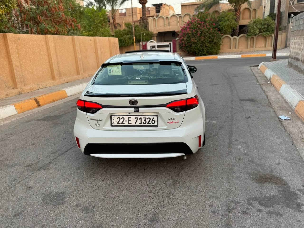 السلام عليكم تيوتا كورلا 2020 XLE محرك 1800 رقم اربيل بأسمي شرط التحويل هزه وفحص ورقم جديد كير ومحرك كفاله حجر بيئه وصدر وتخم تاير كله بشرط السياره كلين بدون حادث سرقه بس بنيد بدون ارباك كله بشرط السونار وين ميعجبك افحص  السياره فول مواصفات فتحه بصمه كشن جلد كشن كهرباء تدفه وتبريد بل كشنات رادار امامي جانبي خلفي بك لايت لد زنون عالي وناصي وحاجب سستم كاربون فايبر  ويل كب بلادي سعر 138 وبيه مجال بسيط  مكان السياره ديالى بعقوبه ***********
