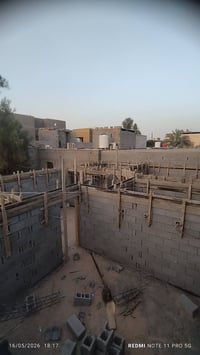 بعقد بين الطرفين ويكون الهيكل فرش نايلون زراعي  تسليح حديد 16ملم نشر  ...
