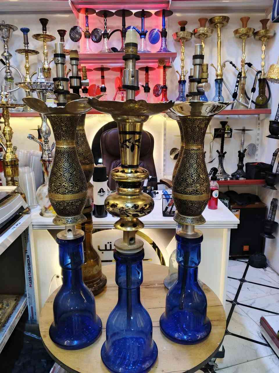 نراكيل طه مستعمل العدد 15 قطعة
5 حجم وسط الباقي حجم كبير 

ملحقات كامله شيشه قمجي 

البيع #جمله  #ومفرد 

توصيل متوفر كل العراق 

العنوان موصل حي النور قرب المستوصف القديم اسم المكتب محمد الأغا للاراكيل 

*********** واتس اب
