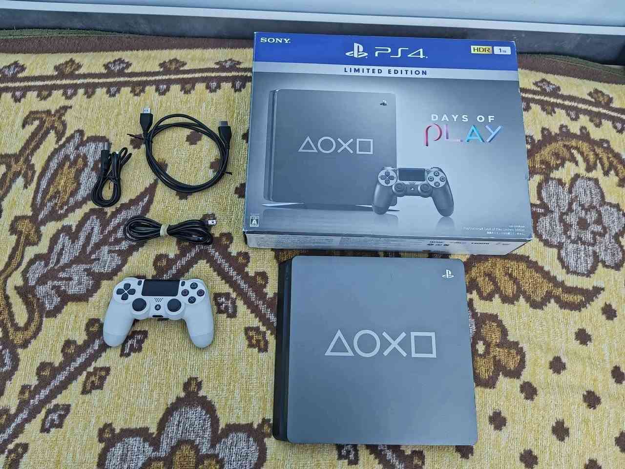 كبل كلشي الي ما يعرف بيهن لا يعلق
السلام عليكم متوفر جهاز بلي ستيشن 4 سلم باندل مهكر 1TB HDR الكارتون مطابق. 
Play Station 4 Slim DAY OF PLAY.
 
الجهاز نظافته 90% الكارتون مطابق كامل ملحقاتة شرط الأصلية فقط الجوستك لونهة ابيض الجهاز استيراد خاص مامشتغل داخل العراق. 

سعر الجهاز 310الف فقط.

يوجد توصيل 🚗 جميع محافظات العراق.


**إذا كنت صاحب هذا الإعلان وتريد حذفه لأي سبب، رجاءا أرسل رسالة إلى الدعم الفني**