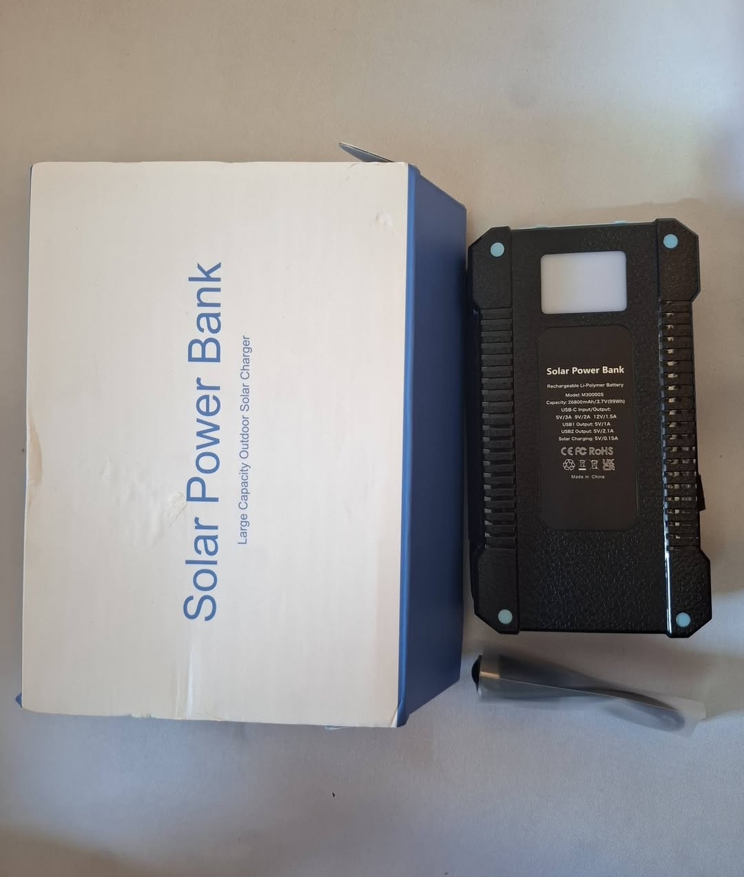 باور بنك حجم 26.800ملي أمبير وشحن طاقة شمسية سعره 30شامل التوصيل


**إذا كنت صاحب هذا الإعلان وتريد حذفه لأي سبب، رجاءا أرسل رسالة إلى الدعم الفني**