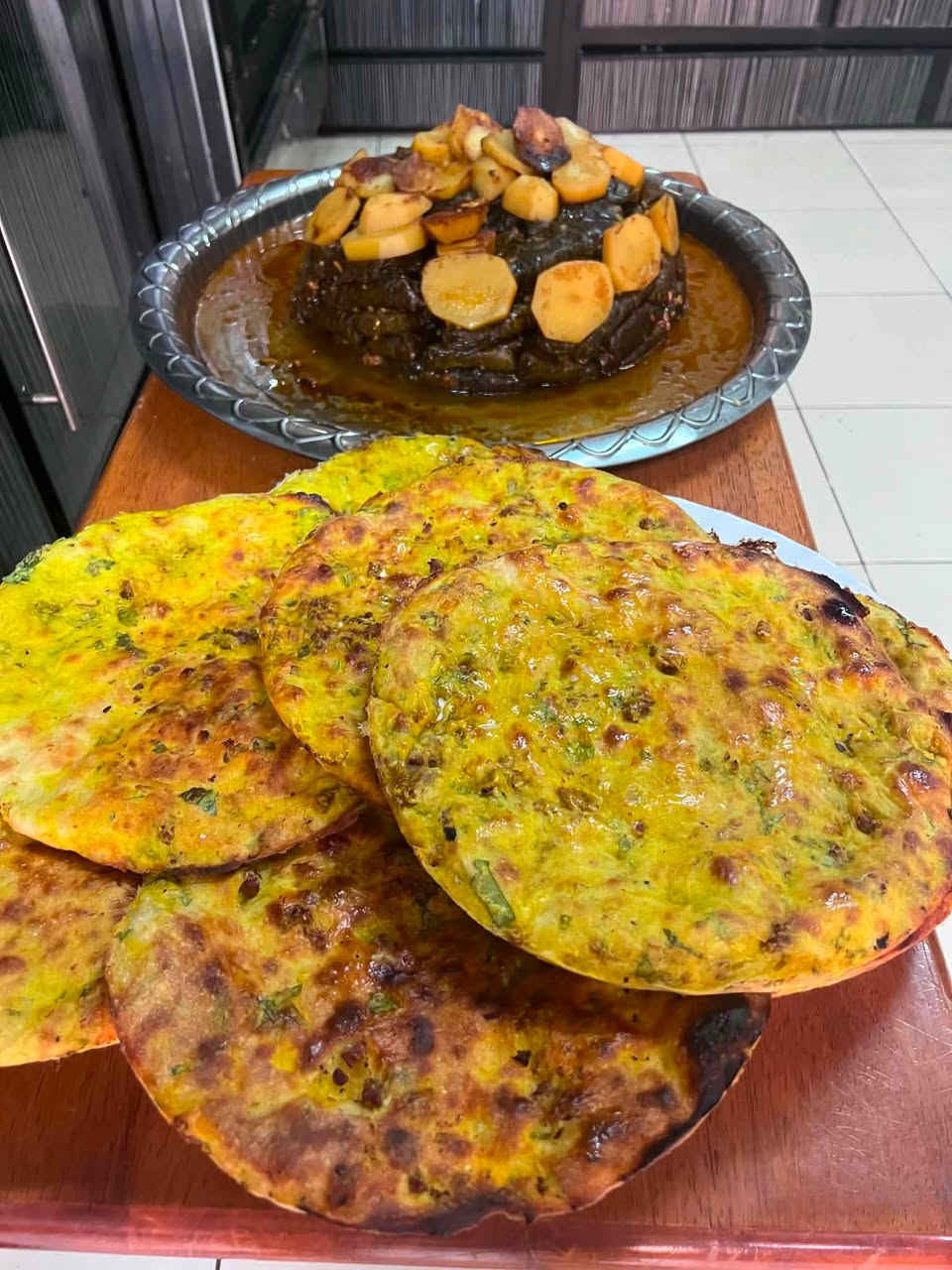متوفر خبز عروك لحم 🥩 الكمية محدودةً
و ورق عنب اطباق 🍽️


**إذا كنت صاحب هذا الإعلان وتريد حذفه لأي سبب، رجاءا أرسل رسالة إلى الدعم الفني**