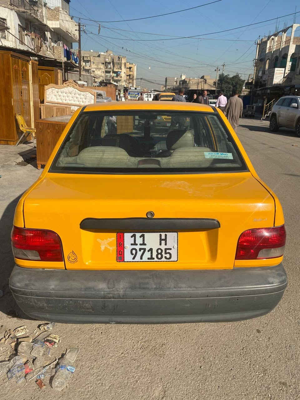 السلام عليكم من رخصه الادمن المحترم سايبا موديل18 مكاني بغداد
لا صبغ ولا تبديل بيها بارد وبيها ظربه بل سبير باقيه على حطتها ما معمرها هاي صورها هسه من قلب الحدث صورتها 
سياره صدرها جديد ترايها حلو مكينه كير حلوات صوت بوربرن كلج بيها مدوشمه وجاهزه سفاري غرفتها نظيفه سياره على ايدي بس من نظربت كرهتها 
ملاحظه شباب السياره عليها غرامات وعليها هيه سنوياها 30 رقم انكليزي خابر وفهم التفاصيل اكثر متوازي على بيعتها وشرط التحويل 

*********** 
***********
