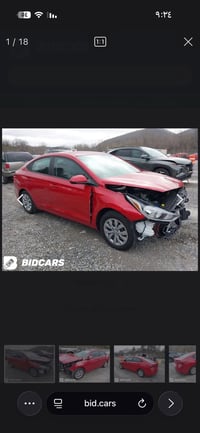 سياره اكسنت   موديل 2022  بيها بادر فقط. بدون  صبغ  ماشيه 18,000  بدون...