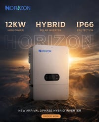 #انفيرترات هورايزون  🔹️Three phase - hybrid inverter   🔹️12 kw   🔹️IP6...