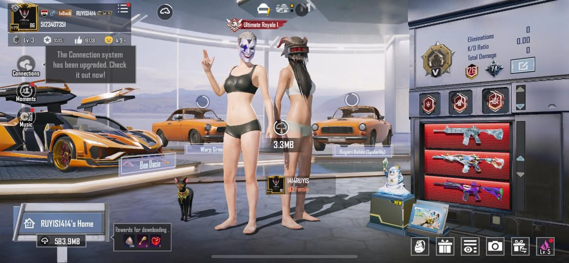 حسـابين للبيع  عالمية وكورية ( شخصي ) السعر مليونين  …  
البيع فقط وجهٍ لوجه 
بغداد الرصافة  
***********
