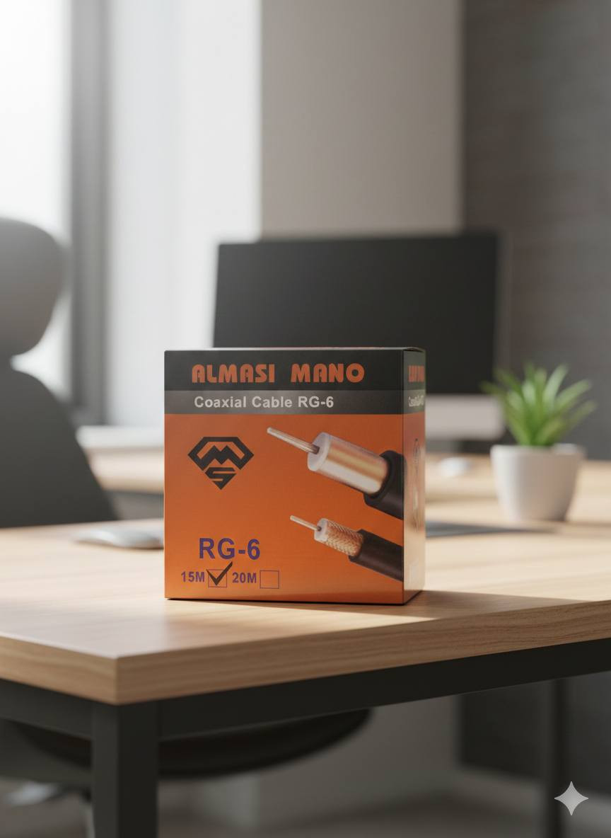 🛰️ #عروض الماسي المانو - الدقة والجودة في عالم الستلايت 🛰️
​للحصول على أفضل إشارة وصورة فائقة الوضوح، نوفر لكم أجود ملحقات الستلايت الأصلية:​2️⃣ واير ستلايت الماس المانو (Almasi Mano)
​كابلات كواكسييال RG-6 عالية الجودة، تضمن لك ثبات الإشارة وعدم فقدانها مهما كانت المسافة.
​📏 متوفر بأطوال متنوعة:
​بكرة 15 متر (جاهزة للاستخدام)
​بكرة 25 متر
​بكرة ضخمة 250 متر (للعمليات الكبيرة والمهنيين)​💡 #لماذا تختارنا؟​#مقاومة عالية للظروف الجوية.​#إشارة نقية بدون تقطيع.​#ماركة #أصلية ومجربة.
 أولمبية صحن ستلايت (LNB) - ديغو فولت
​استمتع بأقوى استقبال للإشارة مع "أولمبية" ديغو فولت الشهيرة، متوفرة بجميع الأنواع لتناسب احتياجاتك:
​✅ أحادي (مخرج واحد)
​✅ ثنائي (مخرجين)
​✅ رباعي (4 مخارج)


**إذا كنت صاحب هذا الإعلان وتريد حذفه لأي سبب، رجاءا أرسل رسالة إلى الدعم الفني**