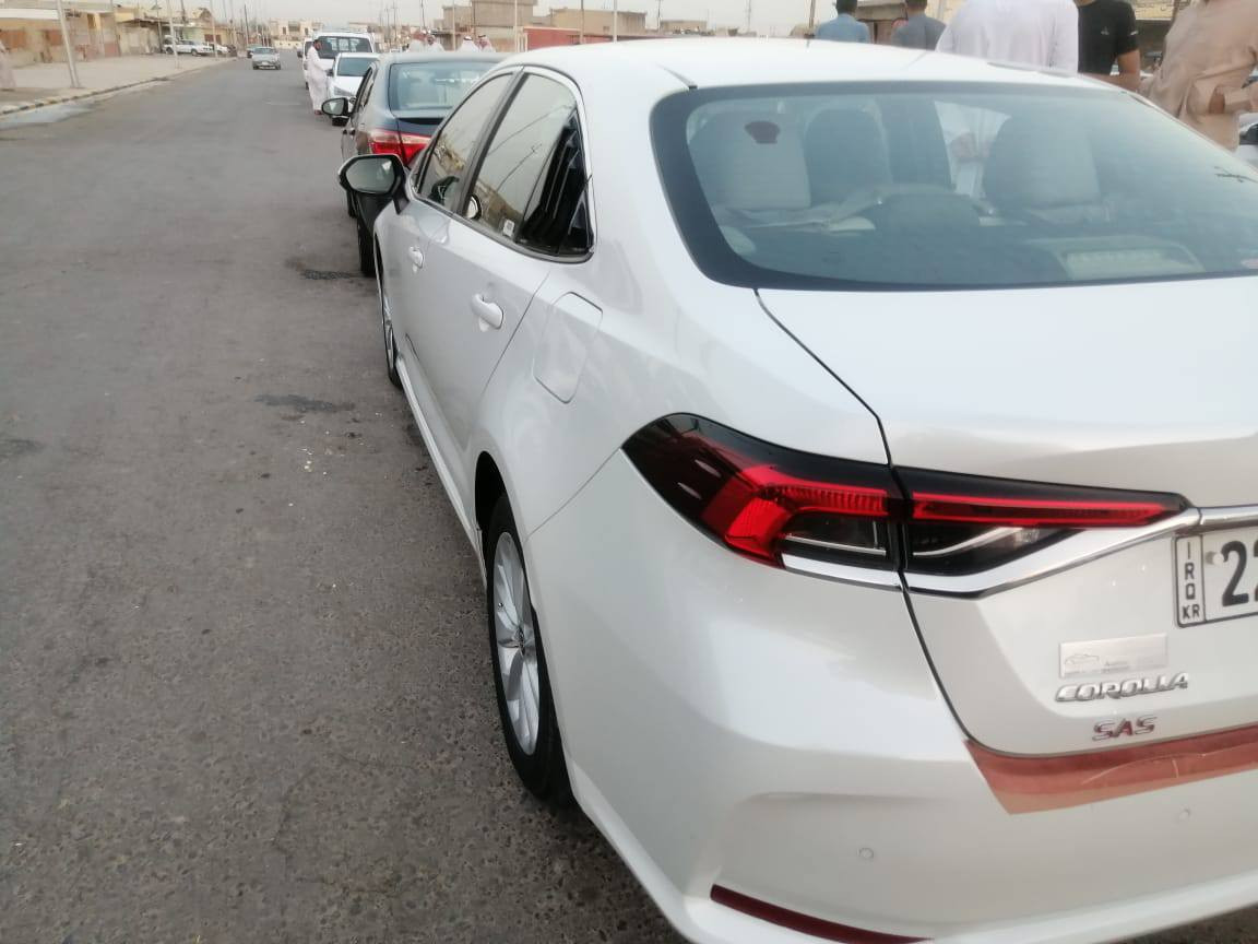 كورولا 2022 بنزين ساز فول موصفات 
تحكم ستيرن
دخول ذكي
اشاير بالمري
المري شفط
بصمه تشغيل
بصمه ابواب
بصمه جنطه
عداد دجتل
كامره خلفيه
حساس امامي
حساس خلفي
رادار امامي
ثلاث انضمه قياده
مانع انزلاق
تحديد مسار
شاشه اصليه
نضام قياده اسبورت
تبريد البيانو
تبريد قطعتين
ويل كب عدد 5
السياره سنويه لحد 2029
رقم شمالي انكليزي اربيل خليجيه 
ماشيه 211

سعر 175 وبيه مجال بسيط
للاستفسار مراسله الصفحه 
*********** مكان السياره 
***********
صلاح الدين بيجي 
ملاحضه يرهم مراوس بكامري 
21،22،23
