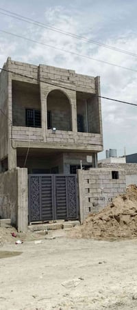 بيع مستعجل بيت للبيع مساحه 104 طابقين مأسس كهرب وماء ومجاري لبخ نص مال...