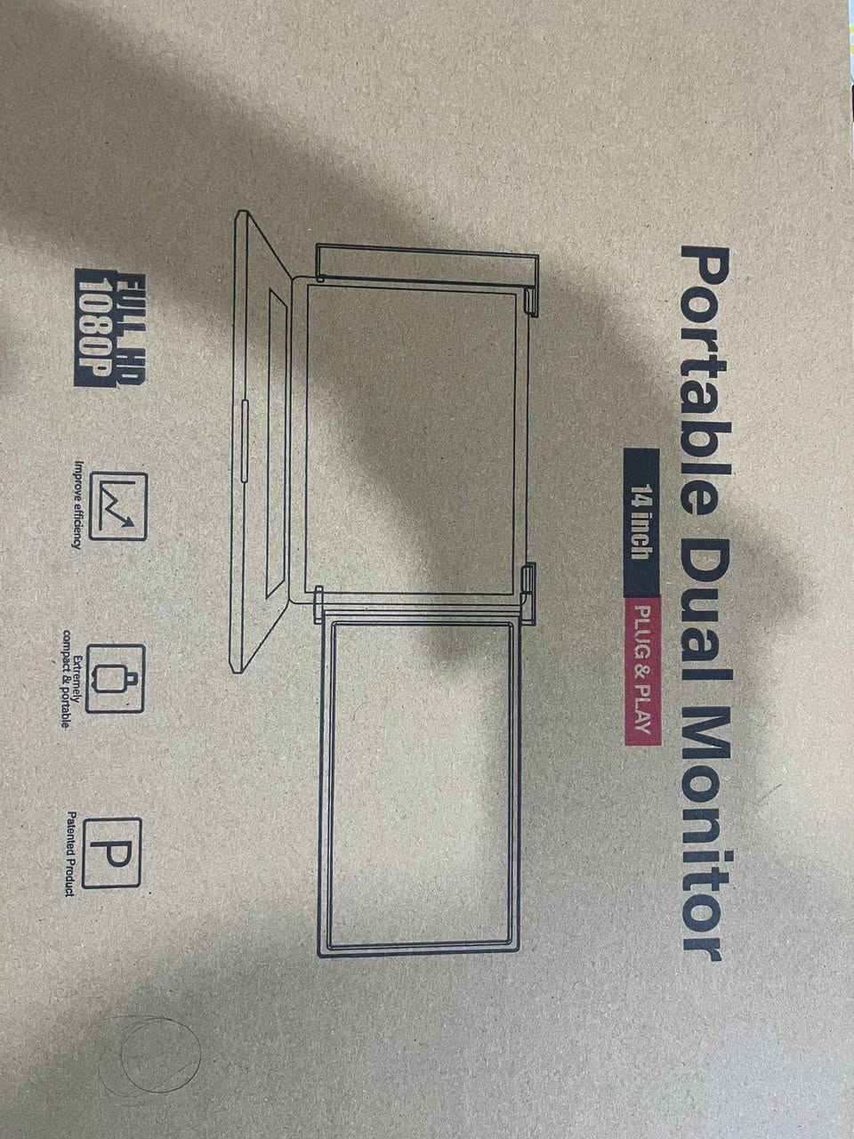 السلام عليكم عندي هذا المونتر (شاشة) المتنقل للبيع  يرهم لابتوب وبي ستاند يرهم لاي جهاز الكتروني
جبته وما استفاديت منه لان اشتريت مونتر ثابت والله شاهد هاي اول تشغيلة اله
اشتريته ب 100$
ابيعة ب١٠٠ الف
ورجاءا بلا كسر بالسعر
كل مواصفاتة موجودة 

البنل ips  full HD 14 inch
التحويلة مالته طلبتها من امزون وهم انطيها وياه هديه
مكاني بالبصرة
***********
