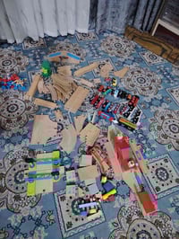 سكة قطار • خشب