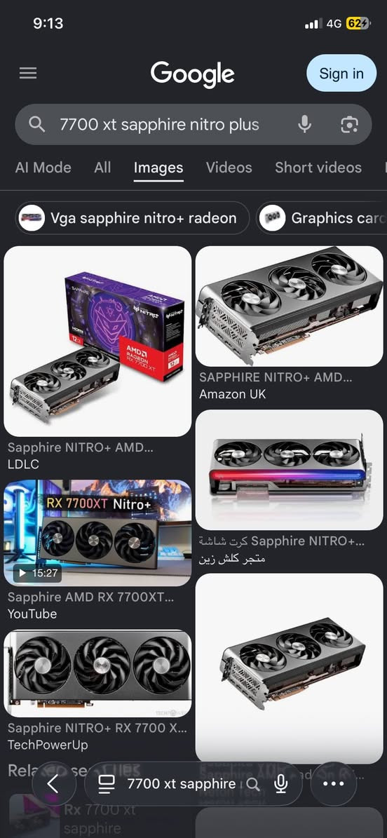 كارت  rx 7700xt 12gb   من شركه sapphire nitro plus للبيع كدامكم سعر وتاريخ الشراء ٥/١٣  رايده ٦٠٠ الف ما بيه اي مشكله مجرد تطوير لكارت اغلى وياه وصل الشراء والضمان ونظيف جداً اشتريته من كالكسي الكترونيك اليحب ياخذه بيه مجال بسيط جداً راسل وتدلل


**إذا كنت صاحب هذا الإعلان وتريد حذفه لأي سبب، رجاءا أرسل رسالة إلى الدعم الفني**