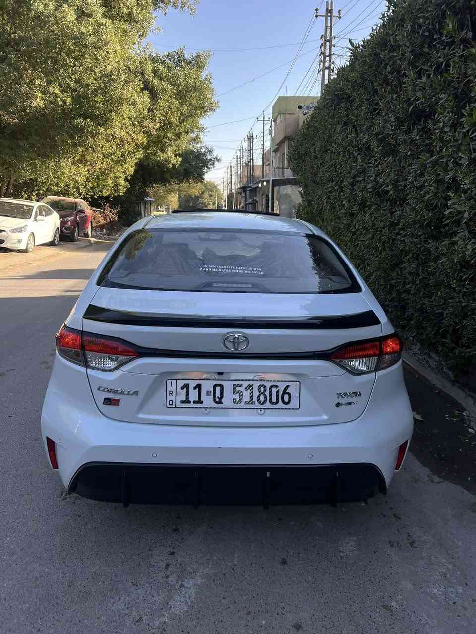 كورلا 2024 جي ار رقم بغداد فول مواصفات عدى الكامرات داخل جلد لونين رصاصي ومشمشي مكفوله كفاله عامه من كلشي عدى رصعه مال حصوايه اصغر من الاضفر عارضه 165 وبيه مجال بسيط مكاني بغداد *********** بيع فقط
