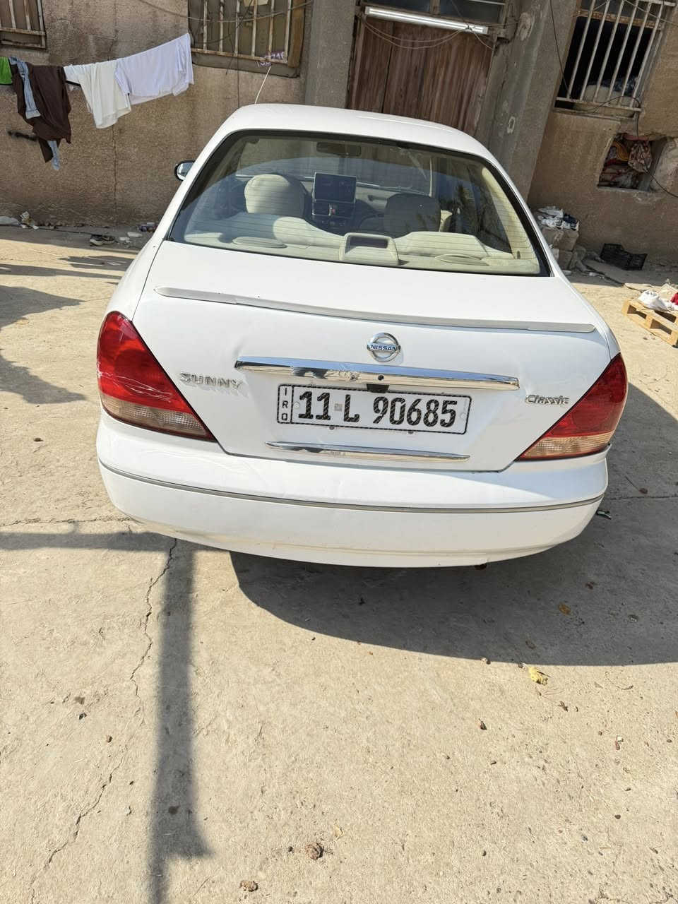 نيسان سني ياباني اصلي
السياره بلاديه 
كفاله عامه 
من الصبغ والتبديل والضربه
بسمي مداور ثاني يوم
مديل 2008
مكاني بغداد وحالين بل نجف
وإذا مو شراي لاتخابر السعر110
***********
