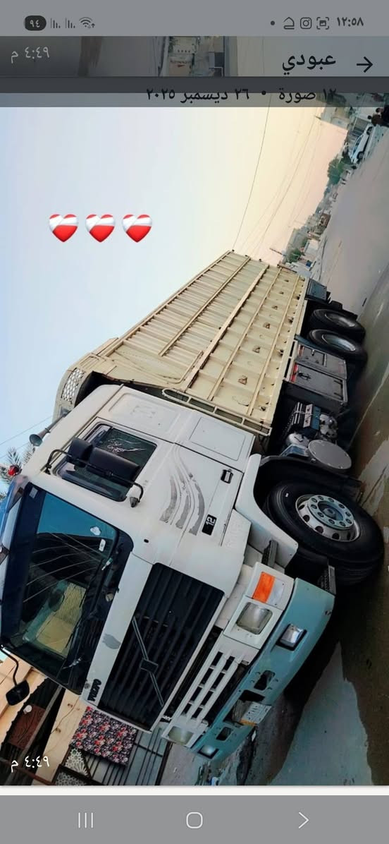 سلام عليكم للبيع كفاله عامه فالفو F12  محرك G22 لاتبخير ولا صرف دبل شاصي مجموعة شفت حديثة تخم تاير كير ٣×٣دبل فقسةموديل 1992 جاهزة لشغل رقم بصرة سنوية ساقطة صار شهرين الشراي يتصل عنواني بغداد الدورة ابو دشير  ***********
