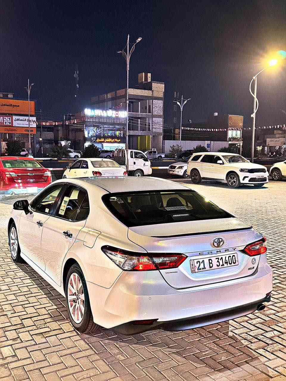 تيوتا كامري ساز 2020
ماشيه 80 الف 
مكينة 2500
فول سلايت 
برده خلفيه 
كفاله من الصبغ 
اربع اصابع بارد فقط بل جاملغ الامامي فقط ولباقي كفاله عامه 
تخم تاير جديد حداديه جديد سياره خير من الله رقم سليمانيه دولي مكان سياره كربلاء للاستفسار اتصل 
السعر 218$بيه مجال بسيط 
*********** كربلاء, العراق
