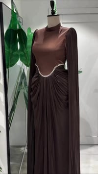 فستان • شيفون ستن • مقاسات ٣٨-٤٨