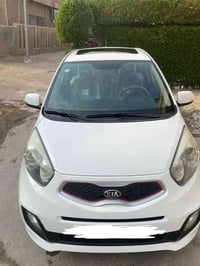 كيا بيكانتو 2015 خليجي ابيض جي تي لاين أعلى فئه في البيكانتو السياره ا...