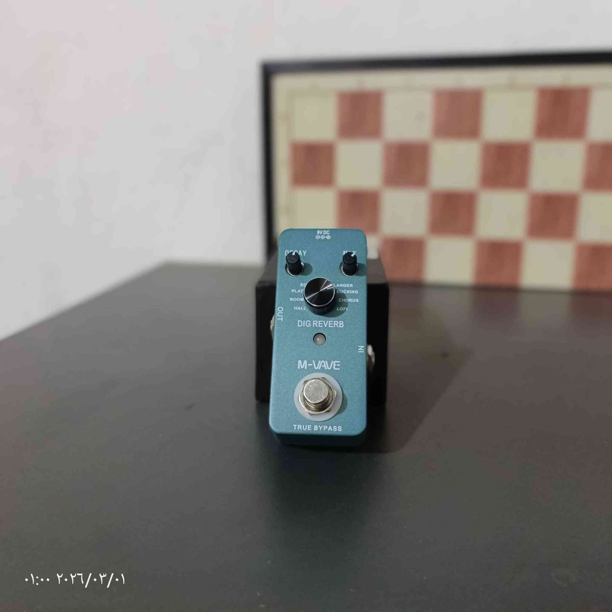 للبيع بدّال ريفيرب M-VAVE DIG REVERB - بحالة ممتازة ✨
​الوصف:
لعشاق التميز وتشكيل الصوت، معروض للبيع واحد من أفضل البدالات الاقتصادية التي تجمع بين الأداء العالي والحجم الصغير.
​9 أنواع ريفيرب في قطعة واحدة: (Room, Hall, Plate, Echo, Flanger, Ducking, Chorus, LoFi).
​True Bypass: للحفاظ على نقاء الإشارة الأصلية للقيتار بدون أي تشويش عند إغلاق البدال.
​تحكم كامل: أزرار للتحكم في الـ (Decay) والـ (Mix) لاختيار عمق التأثير المناسب.
​التصميم: هيكل معدني متين وحجم "Mini" مريح جداً لتوفير مساحة في الـ Pedalboard.
السعر: (50000)
للتواصل: (***********) البصرة, العراق
