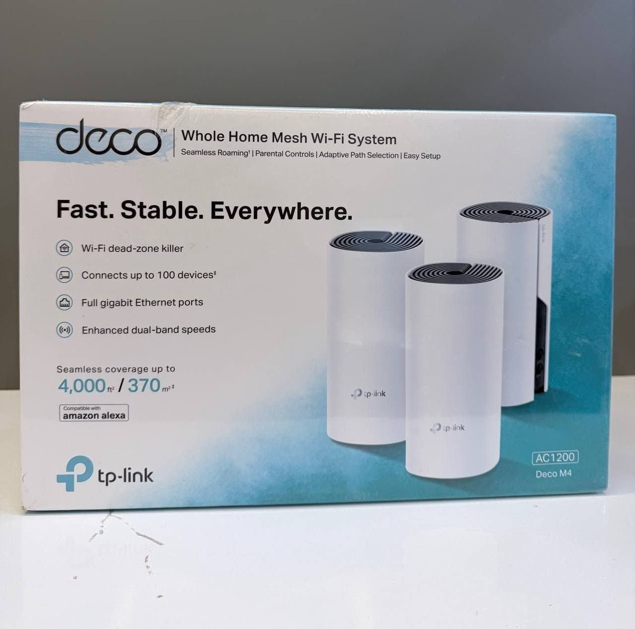 DECO-TP–LINK
⭕️DECO-M4 Ac1200-1pcs
🔥بسعر…. 46.000
⭕️DECO-M4 Ac1200-2pcs
🔥بسعر…. 85.000
⭕️DECO-M4 Ac1200-3pcs
🔥بسعر…. 113.000

تواصل معنا على الواتساب ⬇️
https://wa.me/c/9647830788873  

او من خلال قناة التلكرام 
https://t.me/hik1984  
اوزيارة مقرنا الكائن في
الديوانية - شارع الفرق الموسيقية - مقابل مجمع الاصدقاء
او الاتصال على الرقم التالي 

‎             ***********   /واتساب ***********
