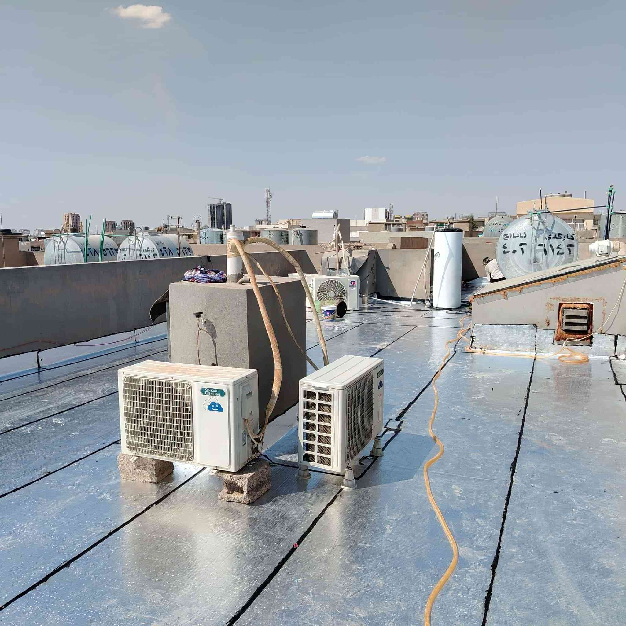 اختار ولاتحتار يوصلك لحد الدار🏠🏠
لباد الأيزوكام على السطوح🏠 🏠

تغليف السطوح بماده الأيزوكام على السندويج. والصب والشتايگر وكافه سطوح 
عازل رطوبه 100%وعاكس للحرارة100% للاسطح بديل  والشتايگر و الطين والتراب //***********
-ضمانه اكثر من 15سنوات 👍👍👍
علمآ لدينا اسعار حسب الماده و النوع والسمك ...
.. لدينا سعر متر المربع مواد وعمل 4000 و 5000 و6000 
لسنا الافضل ولكن عملنا يميزنا.... ***********
