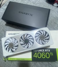 للبيع الوحش كارت الشاشة rtx 4060 ti aero 8vram 3 fan بسعر 555 يوجد توص...
