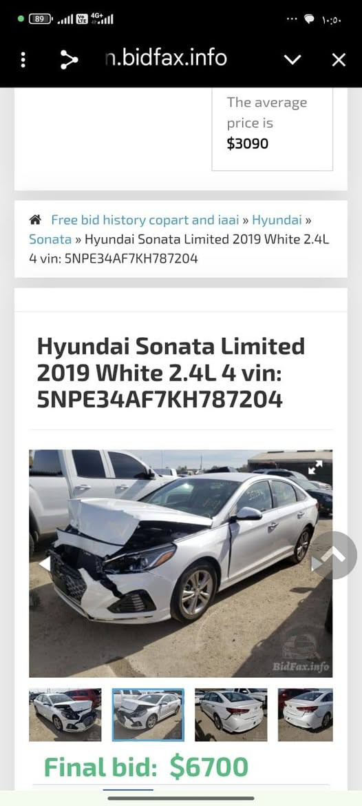 سوناتا امريكي ٢٠١٩ رقم بغداد فول مواصفات ✨ قطعتين تبريد بصمة حساسات كامرة كراسي كهربائية 💯✨ما عدا البانوراما حادثها فقط بنيد مبدل وبارد بالجنطة ماشية ١٠٠ الف ميل مكينة جي دي اي ٢٤٠٠ سيارة جديدة 🎉سعر 137 وبيه مجال بسيط حك الجيه ما متواجد عل فيس هاذا الرقم *********** العنوان النجف
