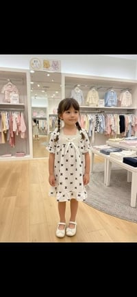 دشداشه بناتي • قطني • مقاس ٣-١٢ سنة