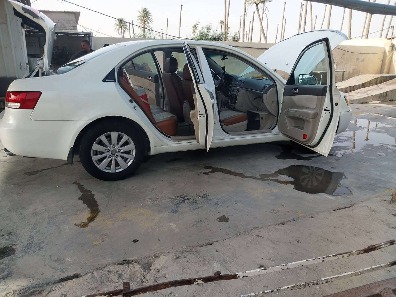 سوناتا 2008وارد امريكي ضرر جامرلوغ امامي بدون دواخل فول مواصفات تحكم ستيرن تنته  مصبوغه عام اثر جراد بدون كلبه وكص مكينه كير مكفولات صدر خلفي امامي جديد تخم تاير  تبريد ثلج تدفه شغاله  رقم بغداد بسمي مكان سياره ديالى السعر 95وبيها مجال مامتواجد عل فيس   هاتف ***********
