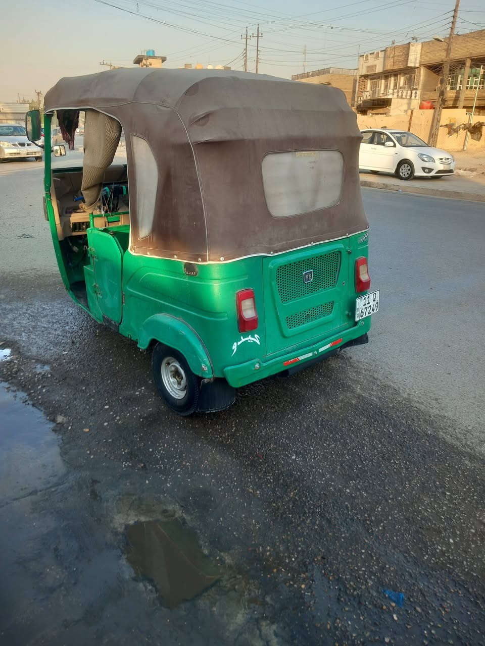 سلام عليكم تكتك ٢٠٢١ شهر ١٢ يوم ٢٦ تكتك داخل خارج ٢٢
مابيه ظربه بس وحده فوك البكلايت الخلفي ومصلحه سعره ٧٥٠٠ وبيه شي قليل مكاني بغداد حي اور رقمي
***********
