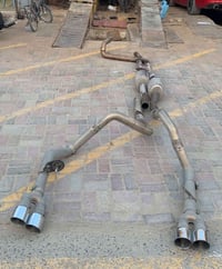 اكزوز AWE اصلي يرهم سلفرادو سيرا من الداون بايب و للاخير صوتة كلش حلو ...