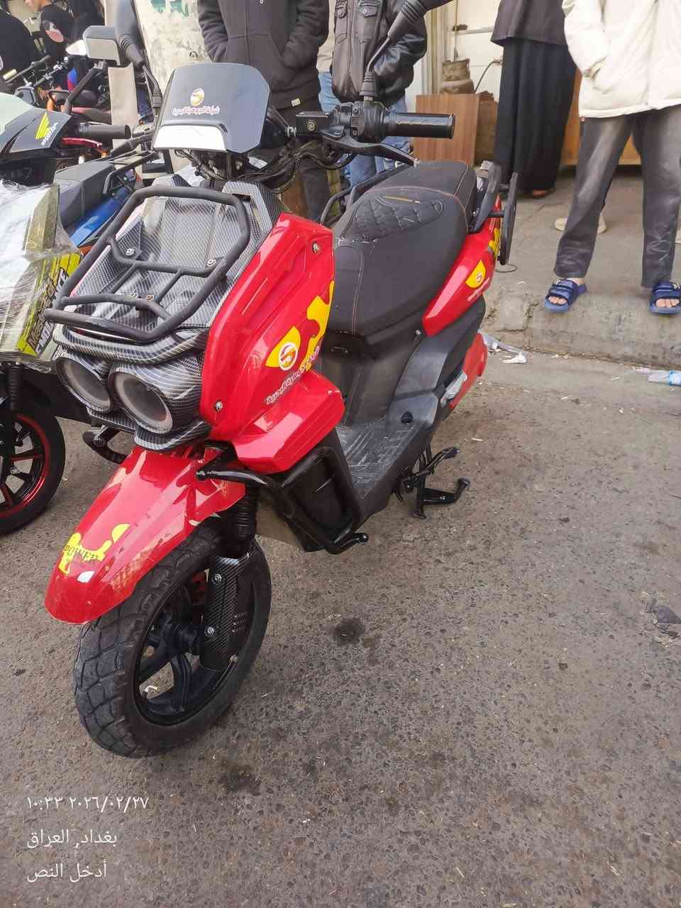 البيع دراجه شحن اباجي جديده بطاريات المسطره عدد 6 قبل اسبوع مبدلات السعر 900 الف وبيها مجال *********** المكان بغداد التاجيات
