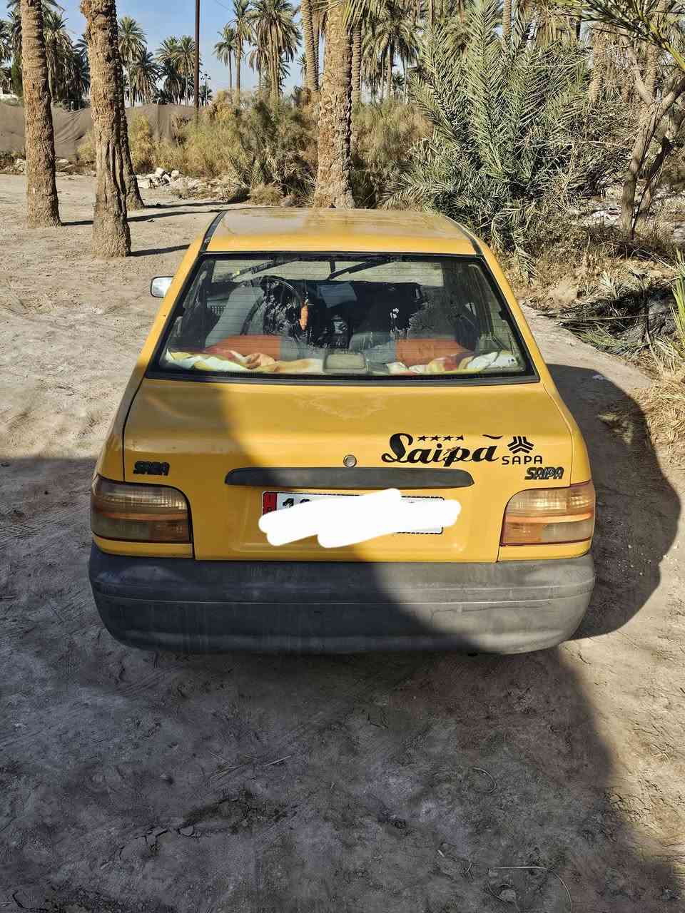 سلام عليكم سايبه مديل 10 بلاديه شواصي عله وضع الشركه كامله  تبريد شغال كهربايات كله شغاله ترايك وين ما يعجبك تخم تاير بيها جديد فقط مكينة بيها خيط بخار
مصفره هيئا او غرامات  رقم انكليزي مداور ثاني يوم
السعر 28 اوبيها مجال العنوان كربلاء السياحي
غيرمتواجد عل فيس الاتصال عل رقم (***********)
