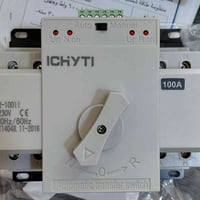 ATS motorized 100A جهاز تحويل بين مصدرين ( وطني و منظومه او مولده ) با...