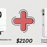 🔥 عرض مميز لمنظومات الطاقة الشمسية 🔥  ⚡ إنفرتر هجين 8KW + بطارية ليثيو...