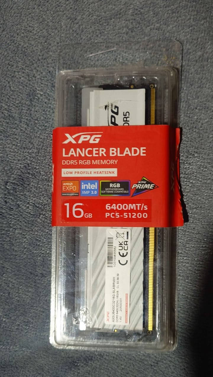 Ram XPG DDR5 16GB 6400MTS Cl 32 

شبه جديد السعر 250 النجف, العراق


**إذا كنت صاحب هذا الإعلان وتريد حذفه لأي سبب، رجاءا أرسل رسالة إلى الدعم الفني**