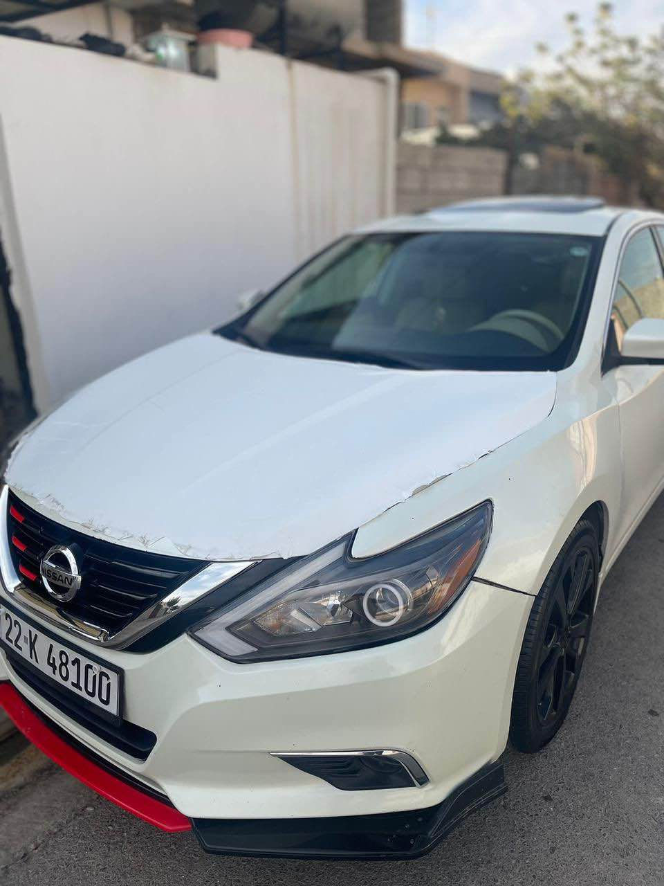 نیسان ئالتیما 
مۆدێل :٢٠١٧ کەنەدی ناو زەرد 
مەکینە V4 نەکرایتەوە بێ عەیبە
قەپات مواسەفات SL
سلایت،تبرید مرکەزی،سوکان هیتەر،کوشن جلدوهیتەر و کارەبای،هەموو پەرەشوتی بەشەرتە بەس  پەرەشوتی سوکانی،سیستەمە ،رادار وە خەتی،جادە،بەسمە ،شغال،تحدیل،
سورعت ،دژە خلیسک،دوگمەی تراکشن،
١٢ سەماعەیە ئمپری فایرە،گێرعادی و گێر توماتیک فول کەمەلیاتی بۆ کراوە،چوار تای نوێی هەیە 
سەنەوی نوێیە تا مانگی ١٠/٢٠٣٠،هەزە نوێیە
٤ پارچەی سبوغە کەمەک ناوی گرتیە
زۆر خاوێنە بێ مەسرەفە  ،هەرچوارلای حەساسە،
مواسەفاتی زیاتریشی هەیە 
سعر ١١٨$ کەمەک مجال 
شوێن شەقلاوە
ژمارە تەلەفۆن *********** شقلاوة, أربيل
