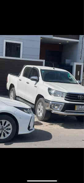 السلام عليكم 
تيوتا هايلوكس للبيع 
موديل 2016 فور ويل كويتي 
مكفوله من الضربه والصبغ 
اربعه سلندر 2700 
كير اوتو  
كير ومكينه بحاله الوكاله 
تخم تاير جديد 
لايت زينون عالي وناصي وبلوجكترات 
ماشيه 130 الف. 
السياره عليه بوكس  ودرج للتخيم سعرهن ( 1600دولار ) 

رقمه بغداد باسمي تحويل ثاني يوم 
مكان السياره / بغداد حي الخضراء 

السعر / 262وبيه مجال كلش قليل 
(ويه البوكس. او بدونه ينزل سعر البوكس ماكو مشكله) 

للاستفسار / ‭0771 296 6257‬ بغداد
